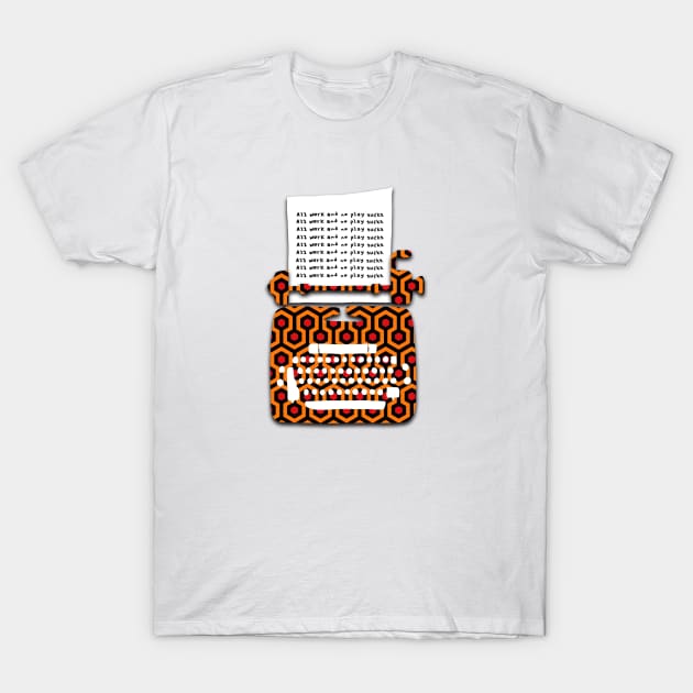 Overlook Typewriter T-Shirt by Nerdpins